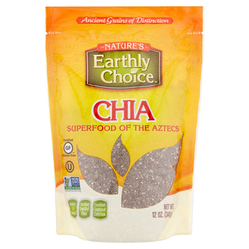 Nature's Earthly Choice Chia, 6 pack