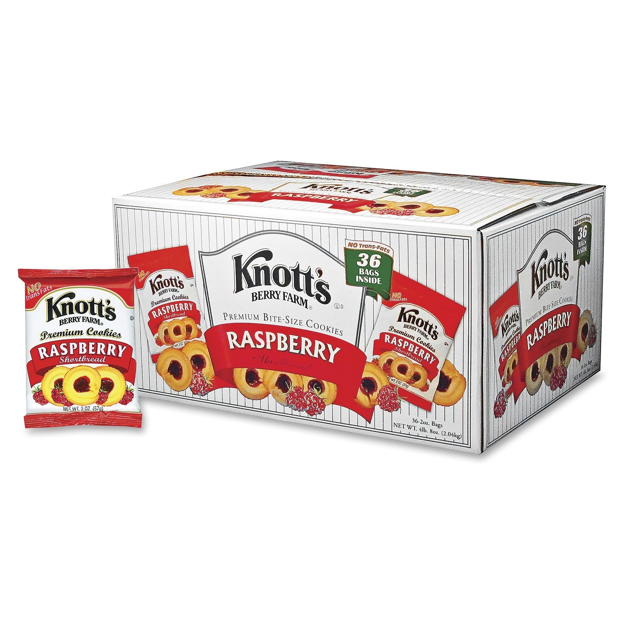 Knott's Raspberry-Filled Cookies, Bite-Sized, 36 Ct