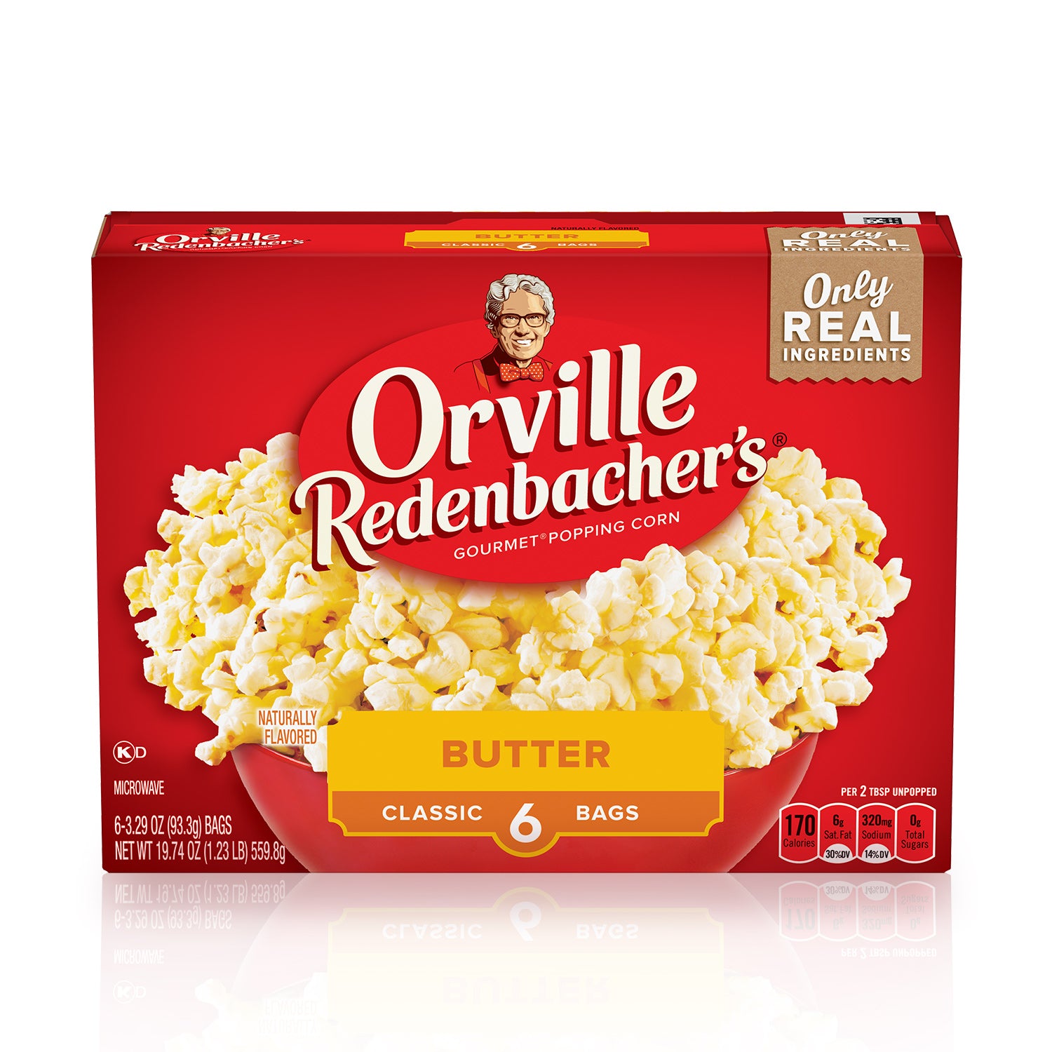 Orville Redenbacher's Butter Gourmet Popping Corn, 6 count