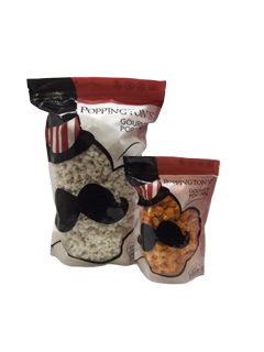 Poppington's Gourmet Popcorn Dill Pickle Popcorn  bag with Free bag of  Bacon Cheddar