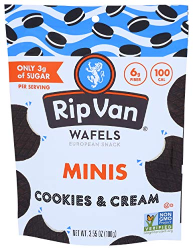 Rip Van Wafels, Cookies Mini Cookies And Cream