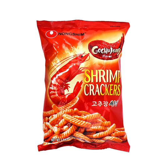 NONGSHIM Gochujang Flavor Shrimp Crackers (75g)  Pack of 2