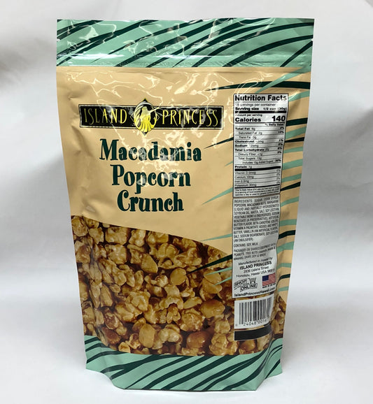 Island Princes Macadamia Popcorn Caramel Crunch- 2 Bags