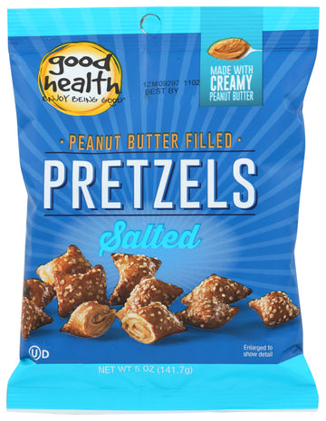 Good Health Pretzels Peanut Butter Filled Salted, Bag