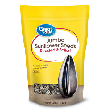 Great Value Roasted & Salted Jumbo Sunflower Seeds