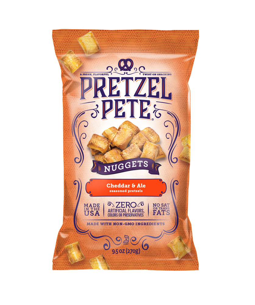 Pretzel Pete Cheddar Ale Pretzel Nuggets