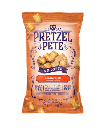 Pretzel Pete Cheddar Ale Pretzel Nuggets