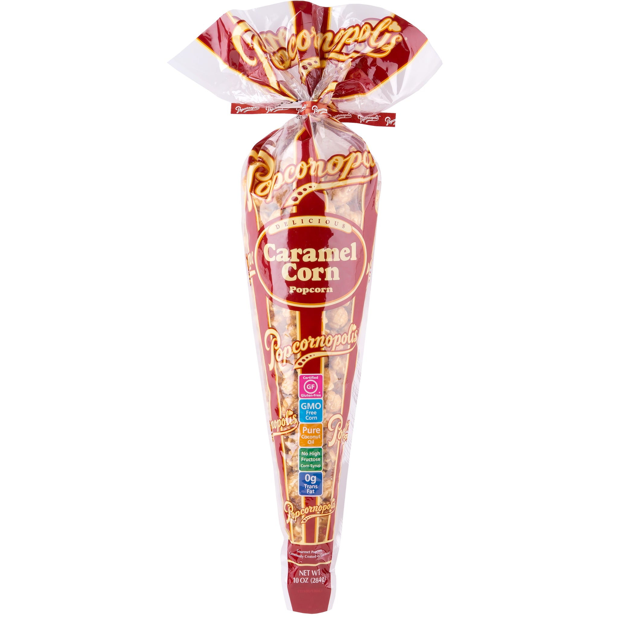 Popcornopolis Caramel Popcorn, Gift Cone