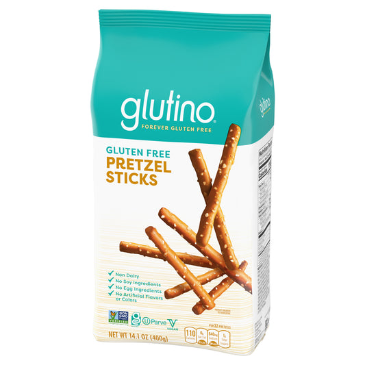 Glutino Gluten Free Pretzel Sticks, Delicious Everyday Snack, Lightly Salted