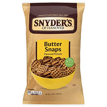 Snyder's of Hanover, Butter Snaps Pretzels,  Bag (Pack of 3) by Snyder