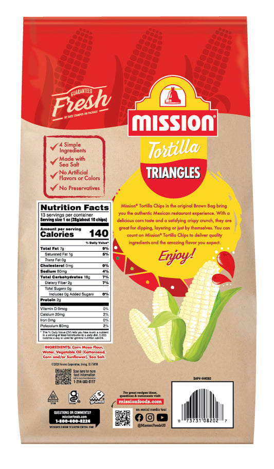 Mission Tortilla Chips Triangles