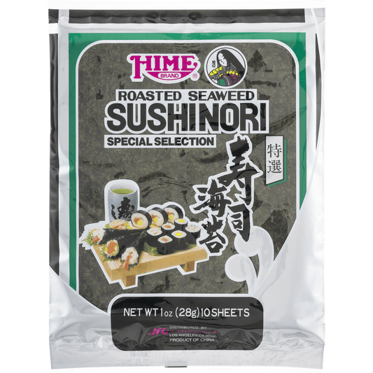 Hime Tempura Batter Roasted Seaweed Sushinori Wrap, -10 per pack -- 12 packs per case.