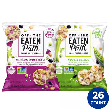 Off The Eaten Path Veggie Crisps Mix 2 Flavor Variety Pack (26 Ct.)