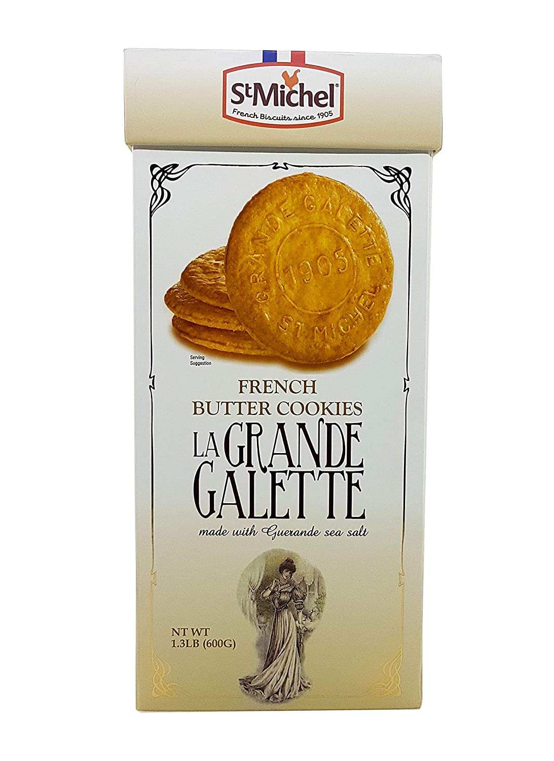 La Grande Galette French Butter Cookies by St. Michel (600 g)