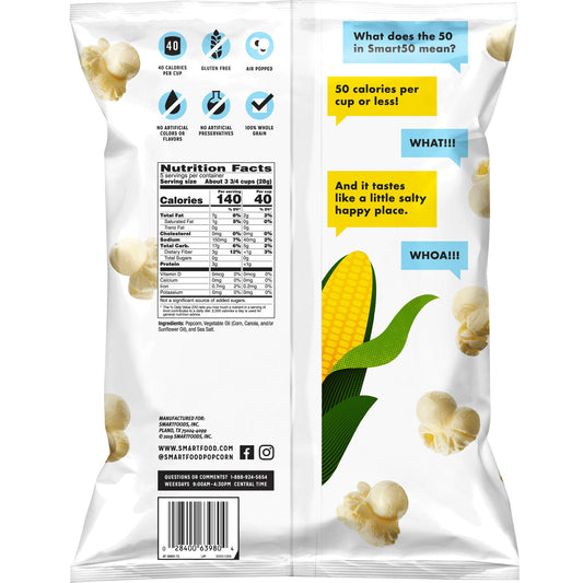 Smart50 Sea Salt Popcorn