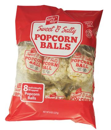 Kathy Kaye Sweet & Salty Popcorn Balls, 8 Ct