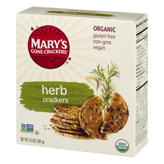 Mary'S Gone Crackers Herb Crackers