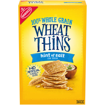 Wheat Thins Hint of Salt Whole Grain Low Sodium Crackers