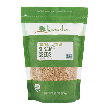 Kevala Organic Toasted Sesame Seeds Unhulled