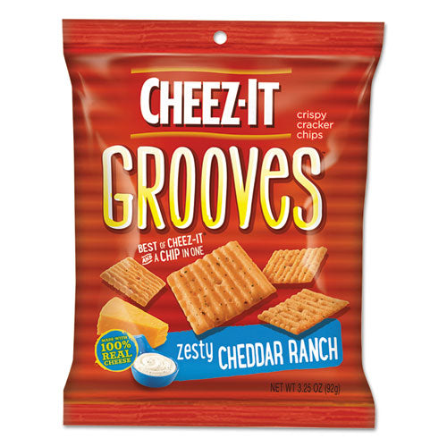 Sunshine Cheez-It Grooves Crackers, Zesty Ranch,  6/Box