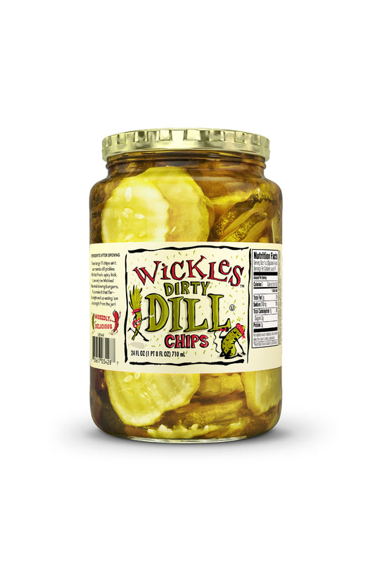 Wickles Dirty Dill Chip Pickles