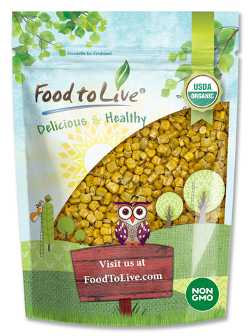 Organic Super Sweet Corn– Freeze-Dried Kernels – by Food to Live