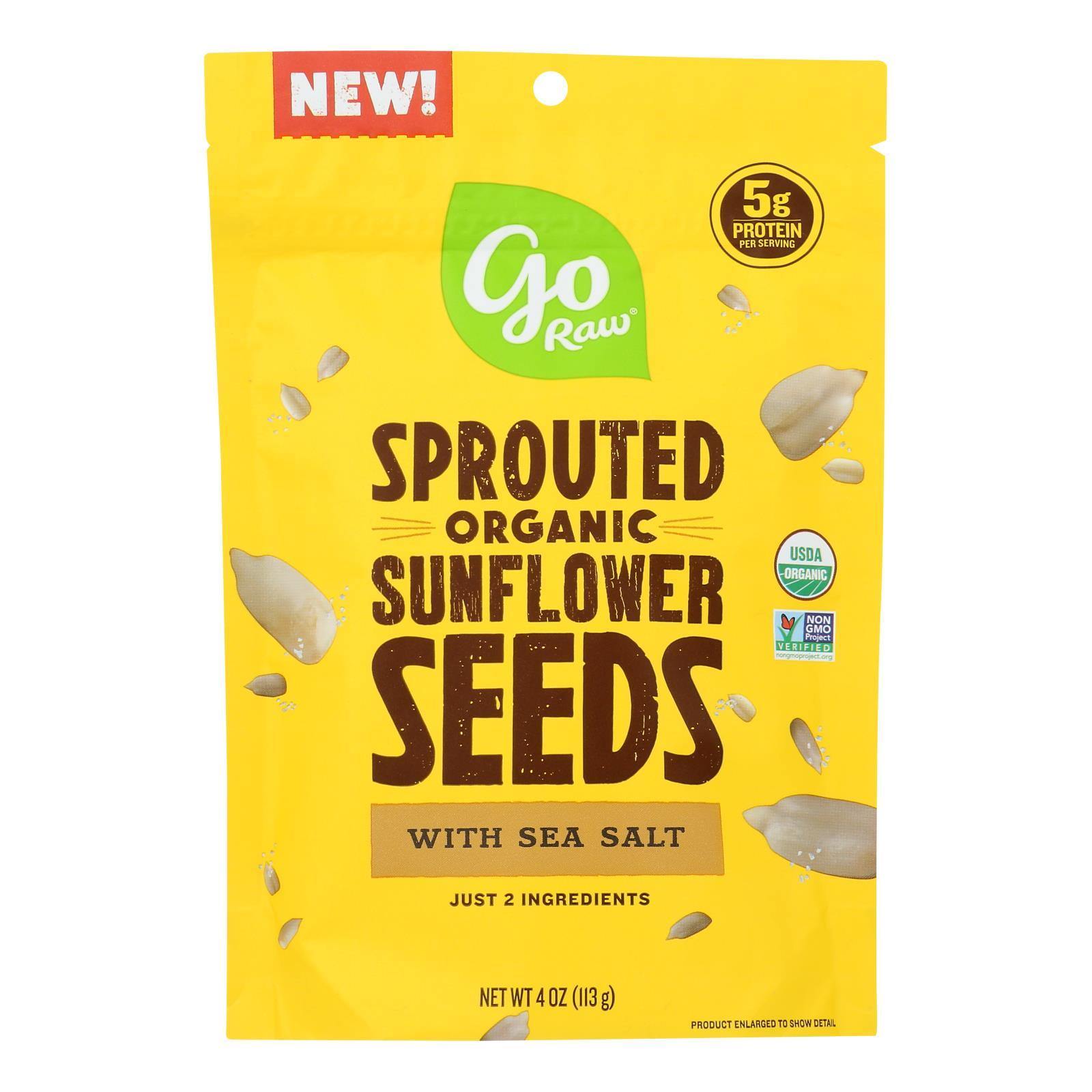 Go Raw - Sprouted Organic Sunflower Seeds with Sea Salt