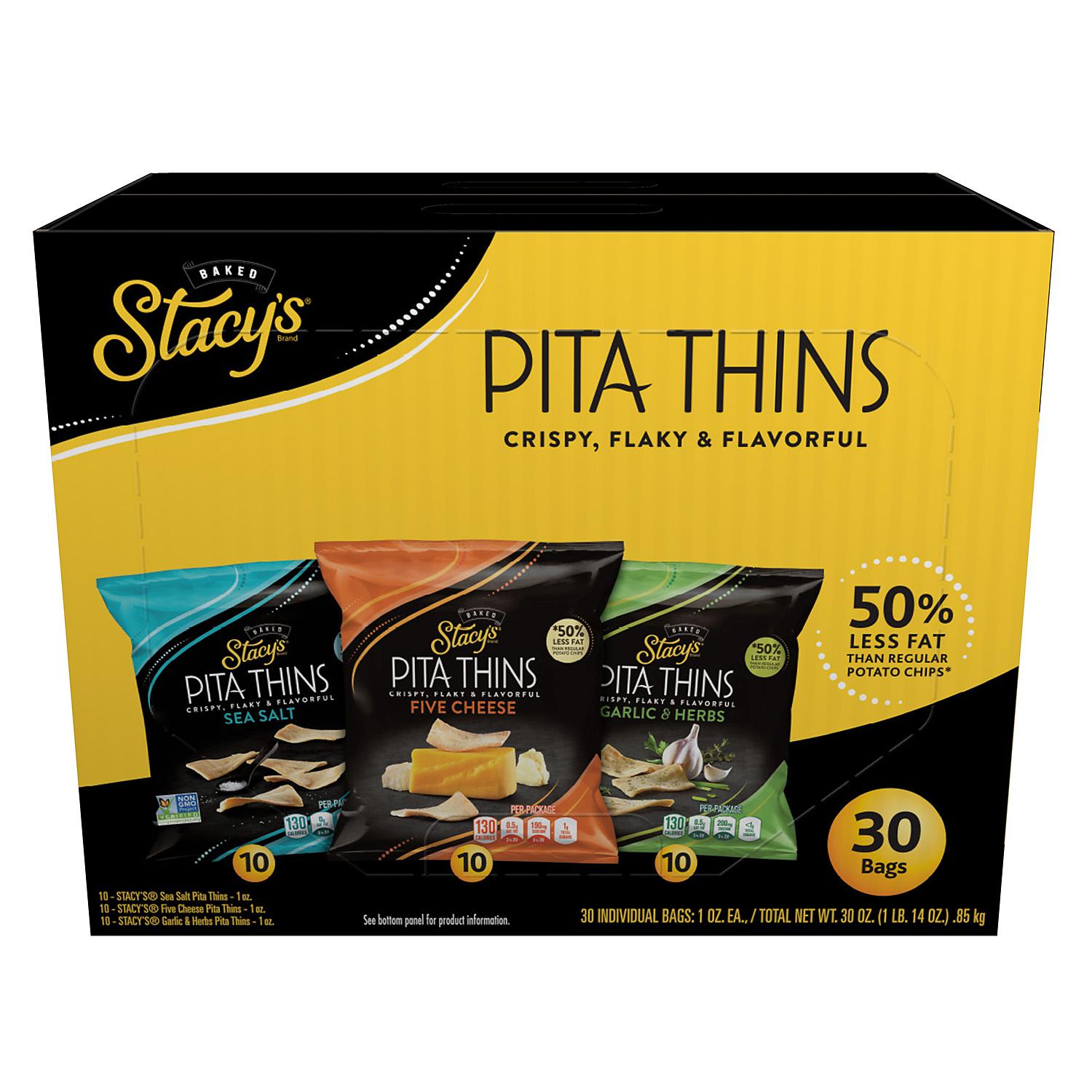 Stacy's Pita Thins, Variety Pack (30ct.)