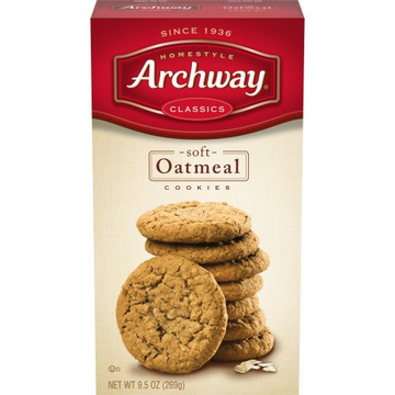 Archway Classics Soft Oatmeal Cookies, 3-Pack . Trays