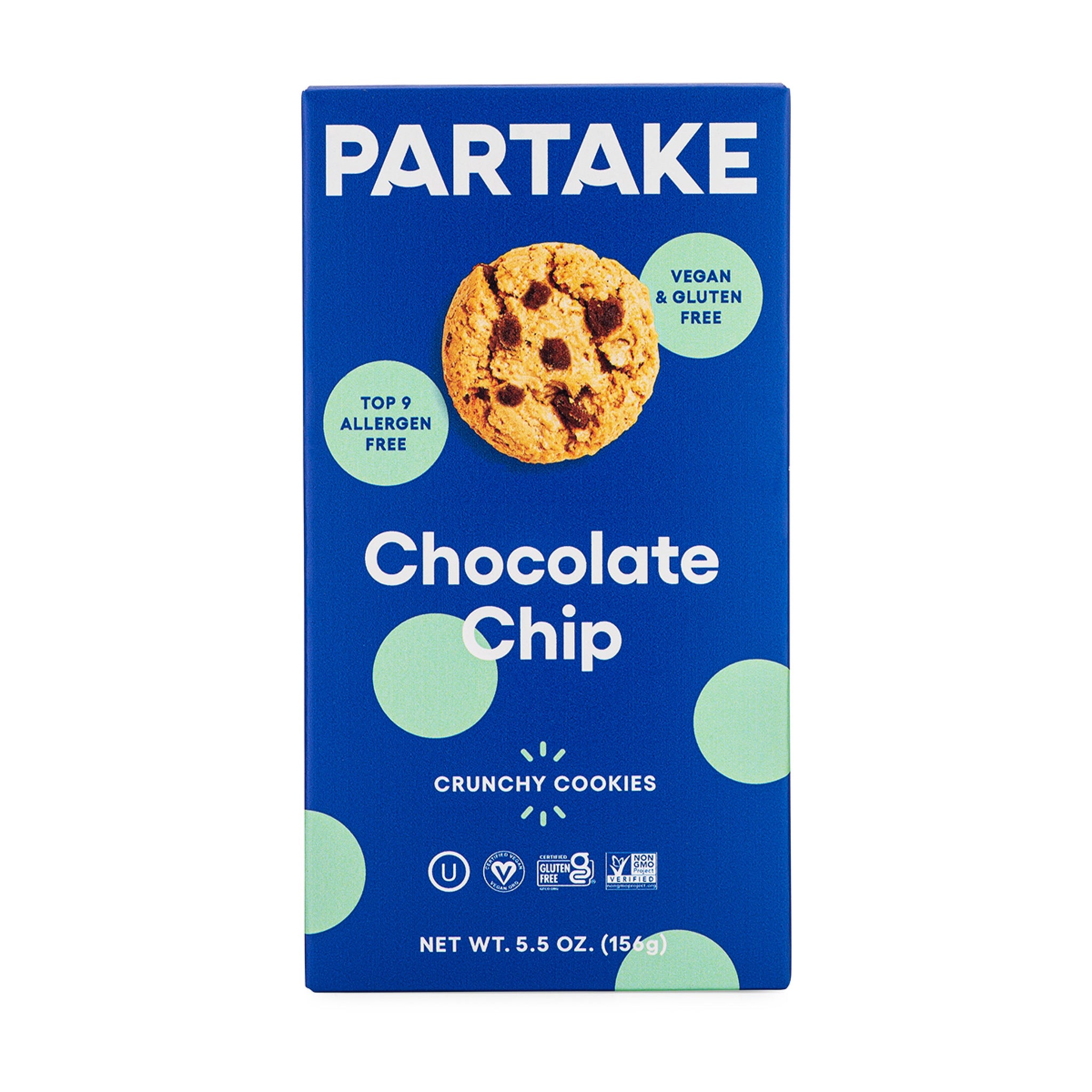 Partake Gluten Free Vegan Chocolate Chip Cookies