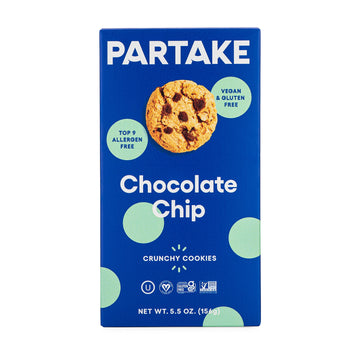 Partake Gluten Free Vegan Chocolate Chip Cookies