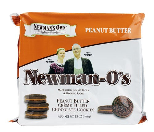 Newman'S Own Organics Newman-O'S Peanut Butter Creme Filled Chocolate Cookies
