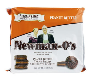 Newman's Own Organics Newman-O's Peanut Butter Creme Filled Chocolate Cookies