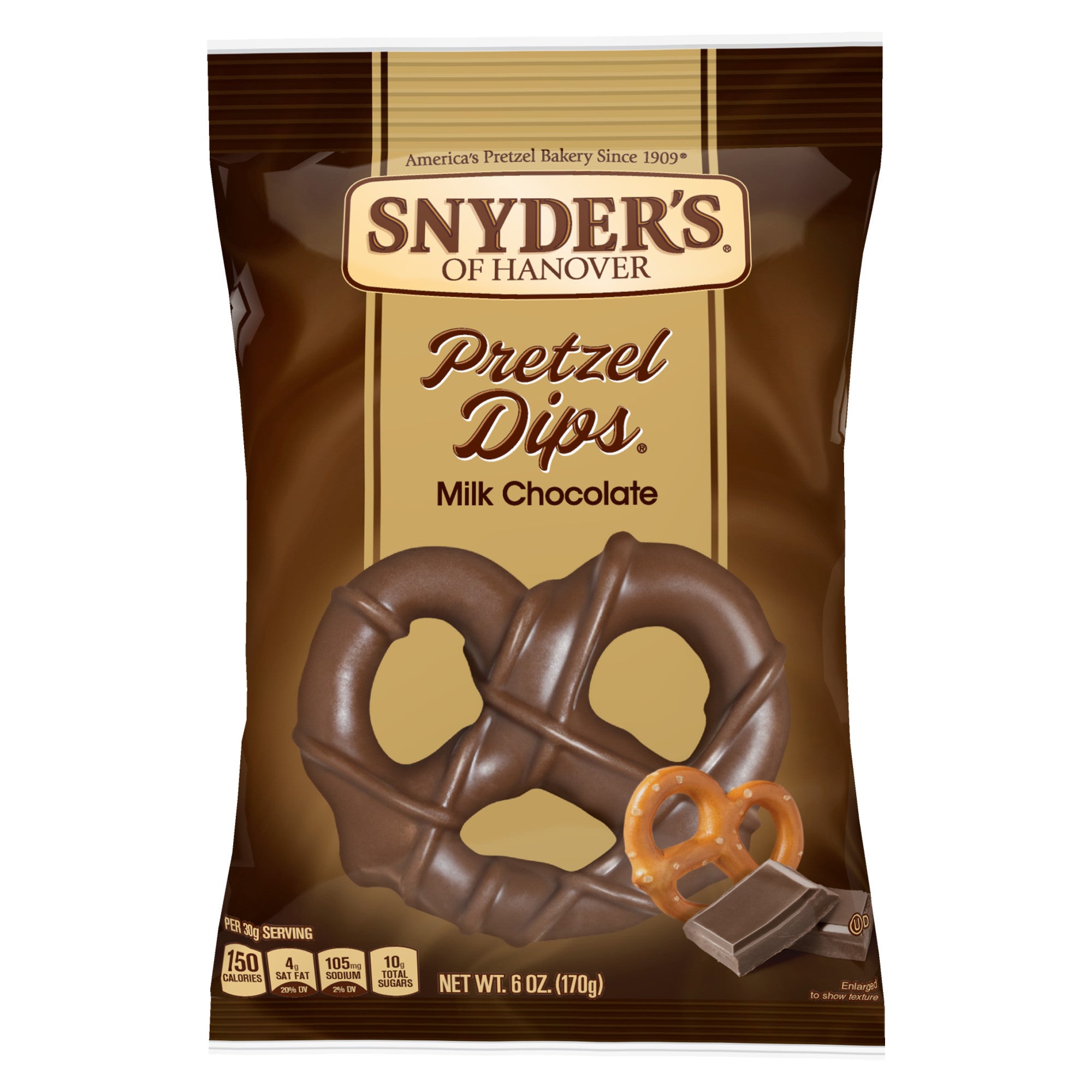 Snyder's of Hanover Pretzels, Milk Chocolate Covered Pretzels
