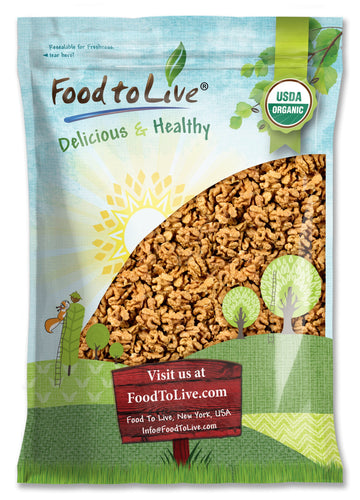 Food To Live ® Organic Walnuts (Raw, No Shell)