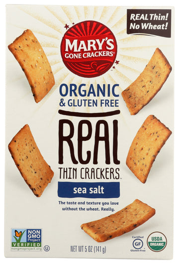 Marys Gone Crackers Real Thin Crackers Box