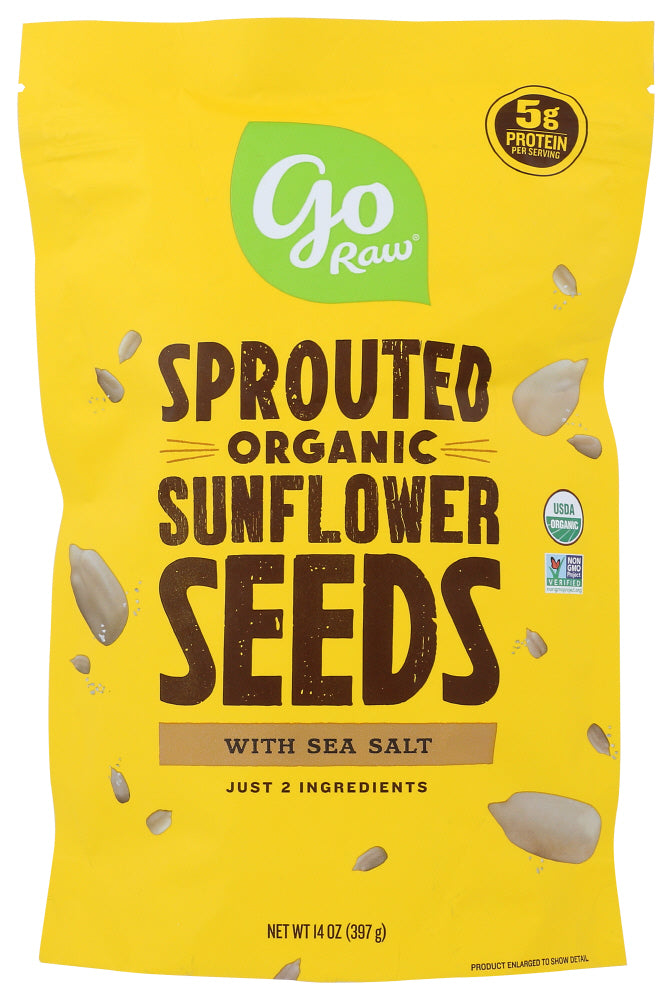 Go Raw Sprouted Seeds Sunflower With Celtic Sea Salt