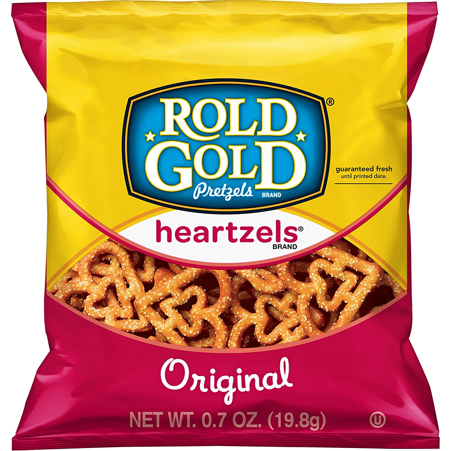 Rold Gold Heartzels Heart Shaped Pretzels, (Pack of 104)