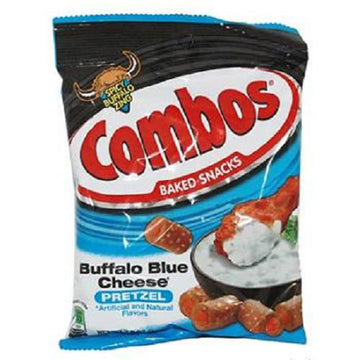 COMBOS Buffalo Blue Cheese Pretzel Baked Snacks 6.3 Oz