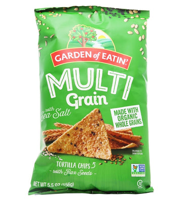Garden of Eatin - Multi Grain Tortilla Chips with Flax Seeds & Sea Salt