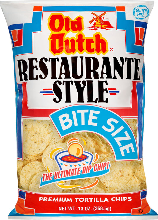 Old Dutch Restaurante Style  Tortilla Chips, 13 Oz.
