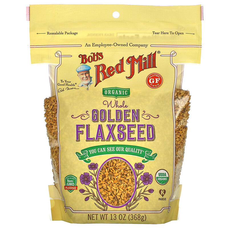 Bob's Red Mill, Whole Golden  Flaxseed, (Pack of 2)