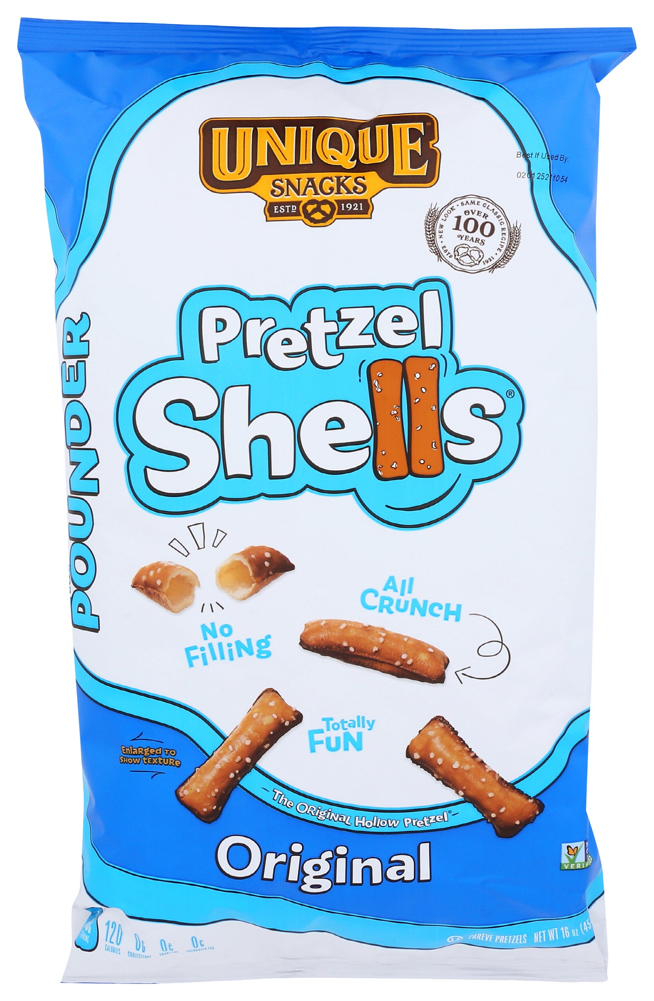 Unique Snacks - Pretzels The Pounder Pretzel Shells