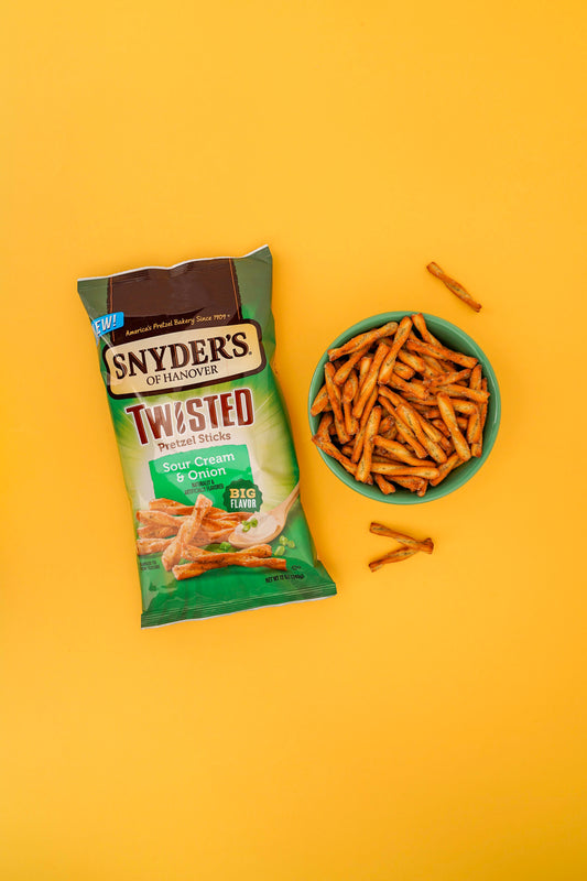 Snyder's of Hanover, Sour Cream & Onion Twisted Pretzel Sticks