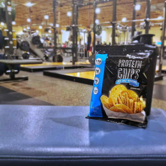 Protein Chips, 14g Protein, 3g-4g Net Carbs, Gluten Free, Keto Snacks, Low Carb Snacks, Protein Crisps, Keto-Friendly, Made in USA (Sea Salt Vinegar )