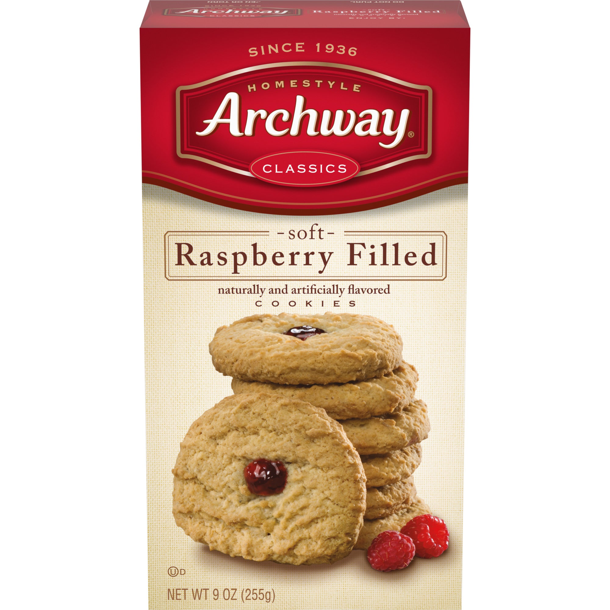 Archway Cookies, Raspberry Filled