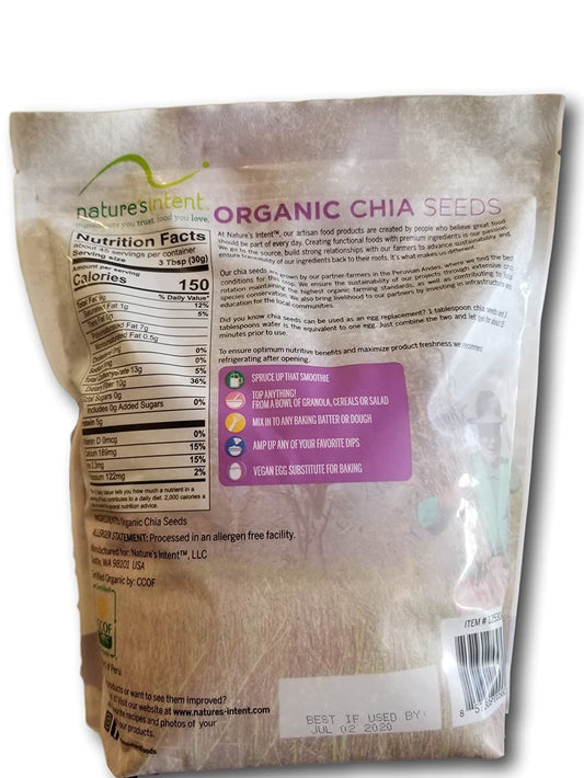 Nature's Intent Organic Chia Seeds