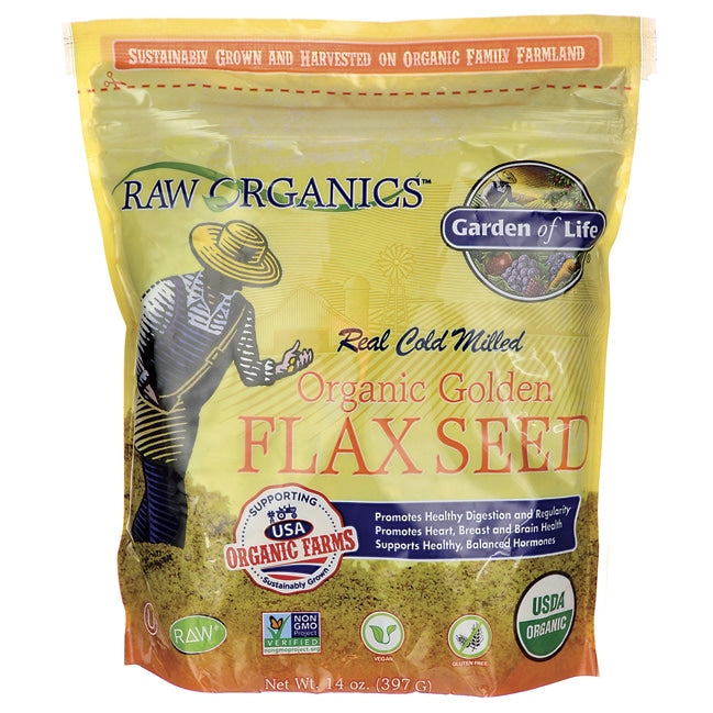 Garden of Life - Real Cold Milled Raw Organic Gluten-Free Golden Flax Seed