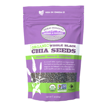 Wheat Montana Organic Black Chia Seed