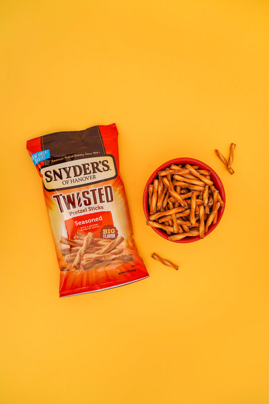 Snyder's of Hanover, Seasoned Twisted Pretzel Sticks, Bag